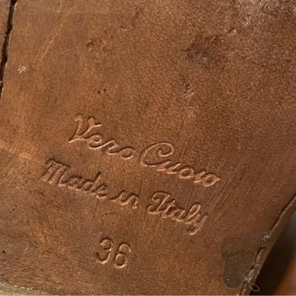 Golden Goose Deluxe Brand Leather Boots with silver Studded Butterfly Vero Cuoio - Picture 10 of 15